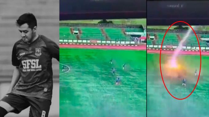 В Індонезії блискавка вбила футболіста під час матчу (відео)